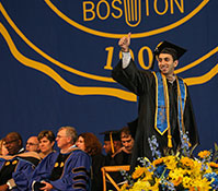 Photo of a happy graduate. Links to Gifts of Life Insurance