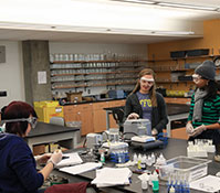Photo of students in science class. Links to What to Give Photo of students in science class. Links to What to Give